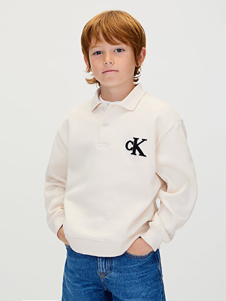 Erkek Çocuk Bonded Pique Towel Polo T-shirt