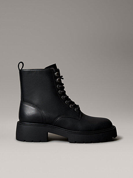 Kadın Chunky Lace Up Zip Bot