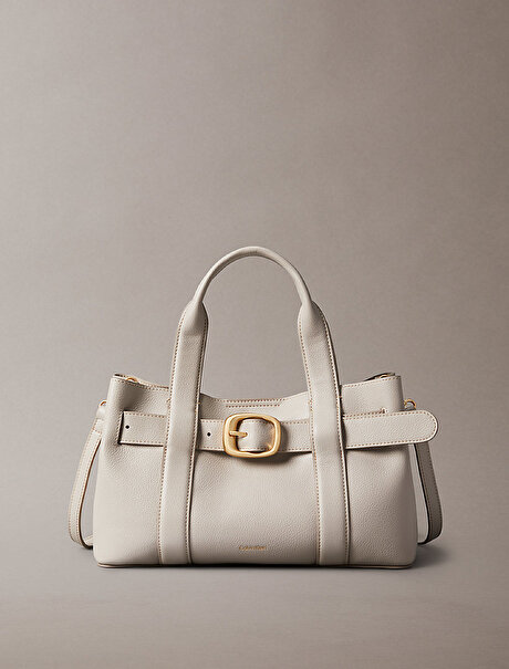 Kadın Buckle Mini Tote Çanta