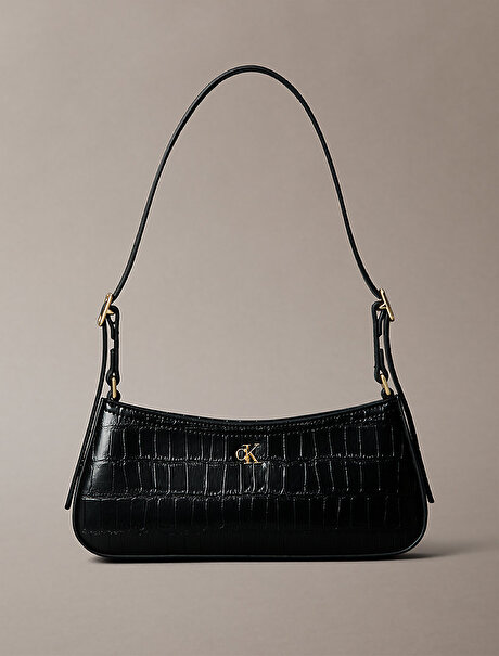 Kadın CK Croc Small Omuz Çantası