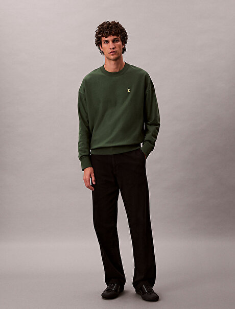 Erkek Premium Terry Monogram Sweatshirt