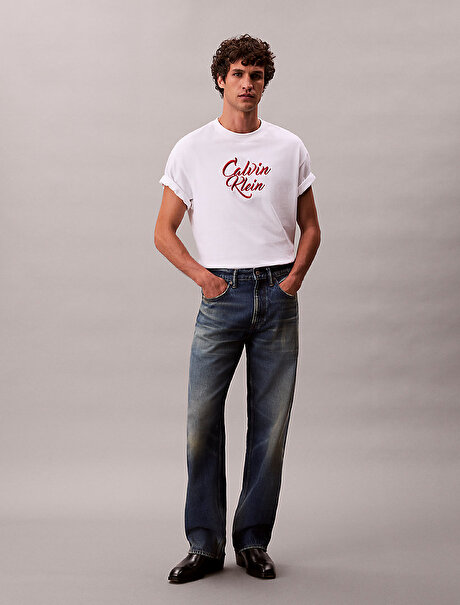 Erkek 16s Cursive T-shirt