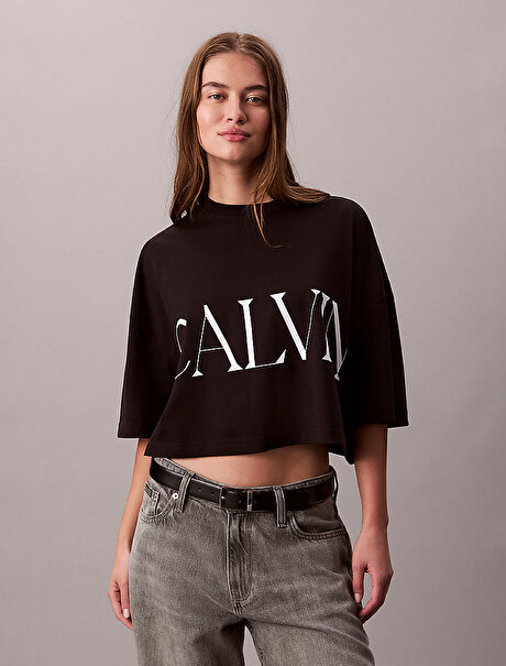Kadın Calvin Klein Crop T-shirt
