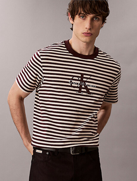 Erkek 20s Stripe Jersey T-shirt