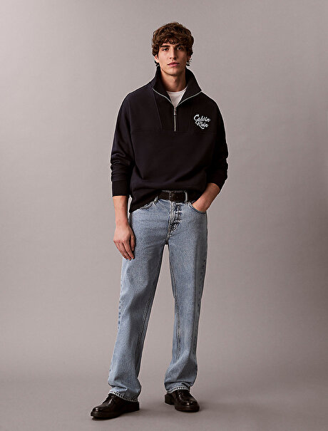 Erkek Premium Fleece Logo Sweatshirt