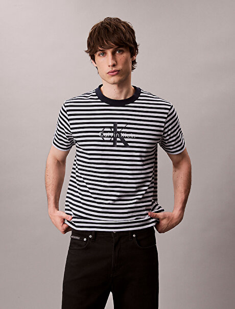 Erkek 20s Stripe Jersey T-shirt
