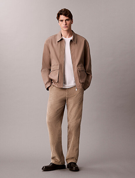 Erkek 90s Straight Corduroy Pantolon