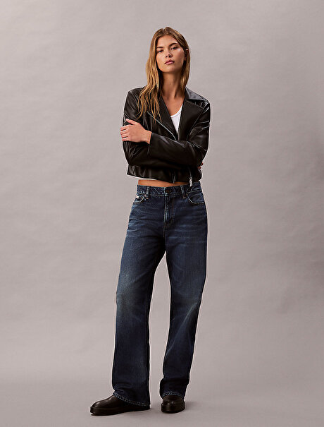 Kadın Signature 90s Straight Jean Pantolon