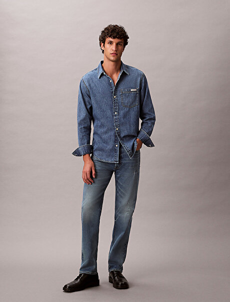 Erkek Standard Straight Jean Pantolon
