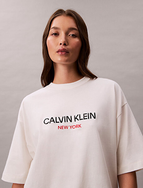 Kadın Relaxed Sequin T-shirt