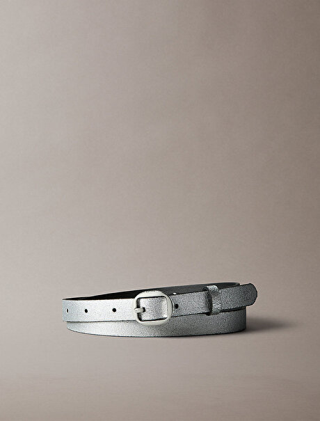 Kadın Round Buckle Metal Kemer