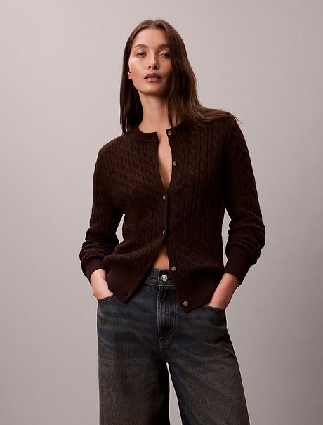 Kadın Wool Cable Hırka
