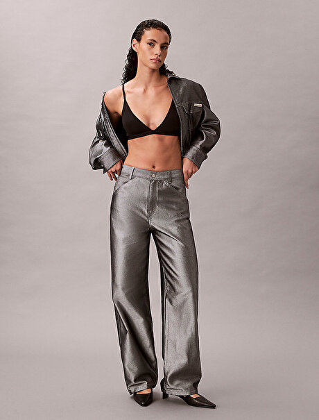 Kadın Full Length Barrel Jean Pantolon
