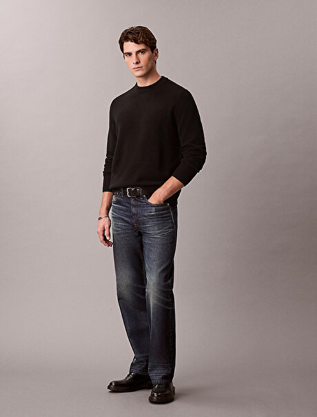 Erkek Cozy Wool Crewneck Kazak