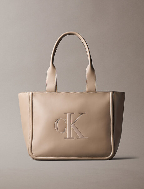 Kadın Bold Ck Medium Tote Çanta