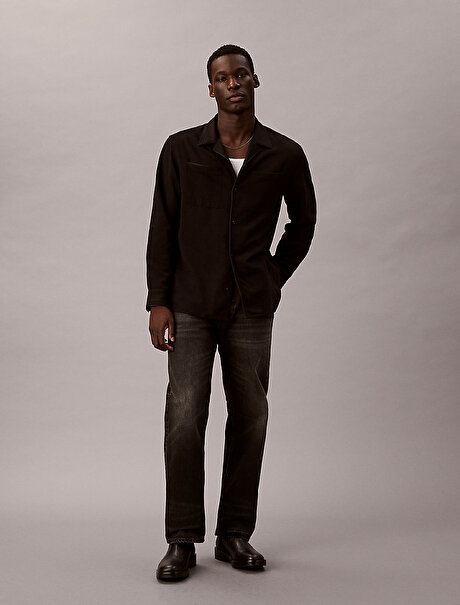 Erkek 90S Straight Klein Jean Pantolon