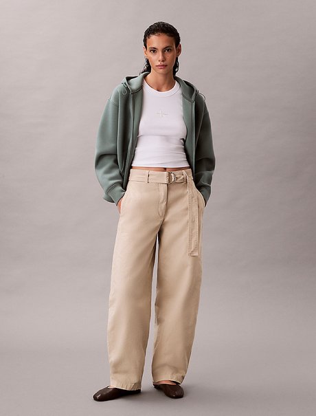 Kadın Cotton Seamed Pantolon