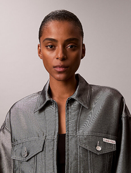 Kadın Denim Bomber Ceket