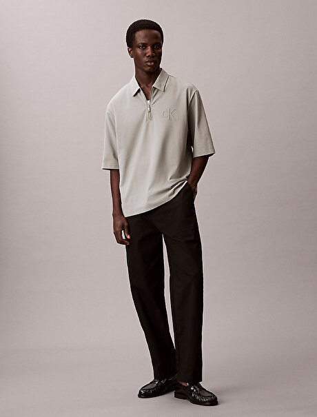 Erkek Supima Chest Polo T-shirt