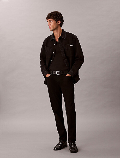Erkek Slim Taper Classic Jean Pantolon