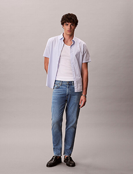 Erkek Classic Taper Klein Jean Pantolon