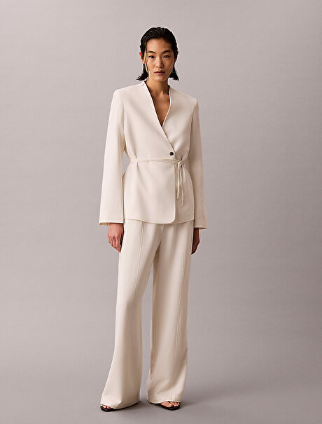 Kadın Textured Shine Pantolon