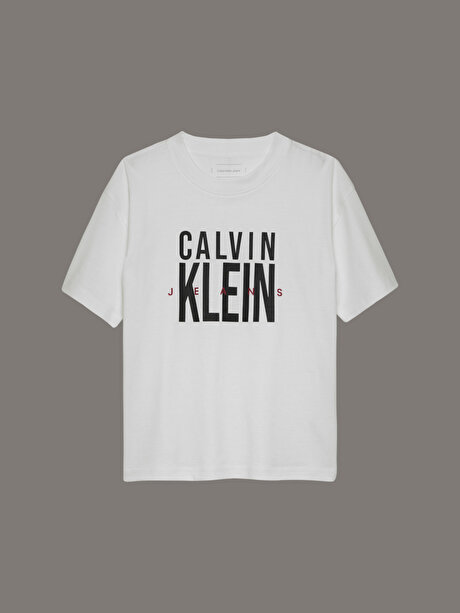 Erkek Çocuk Bold CKJ Graphic T-shirt