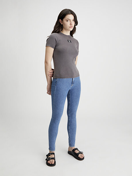 Kadın Label Washed T-Shirt