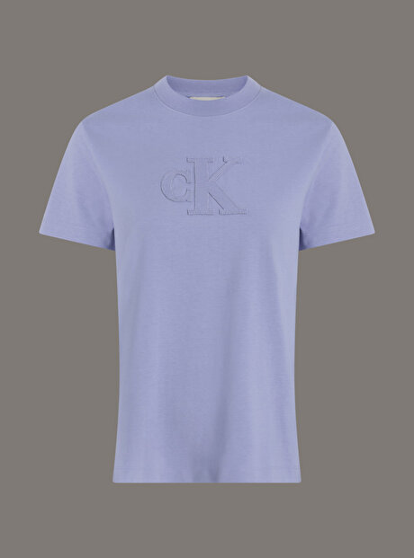 Kadın CK Applique Regular T-shirt
