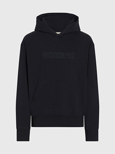 Erkek Embroidered Box Hoodie