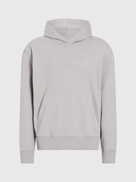 Erkek Embroidered Box Hoodie