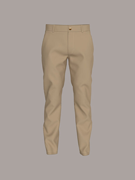 Erkek Tapered Chino Pantolon