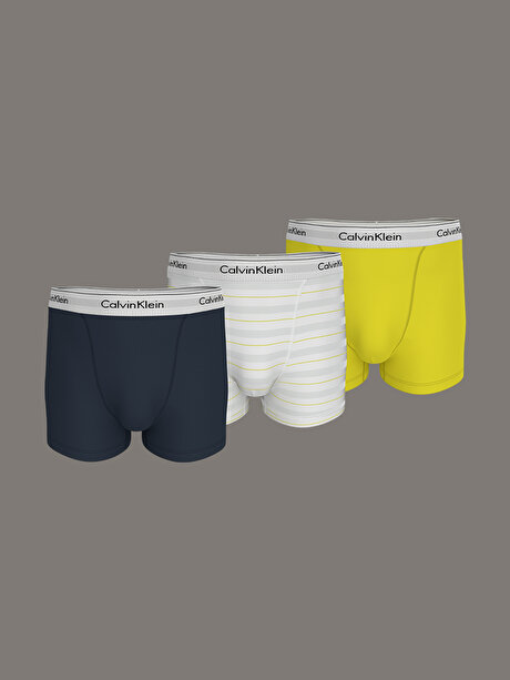 Erkek 3'lü Paket Relaxed Dart Trunk Boxer Seti