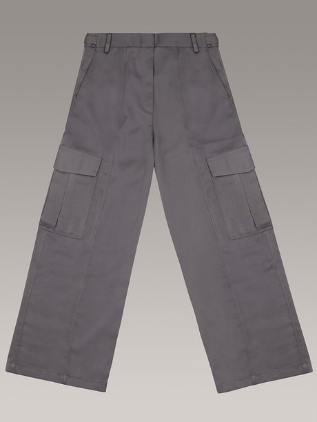 Kadın Satin Cargo Pantolon