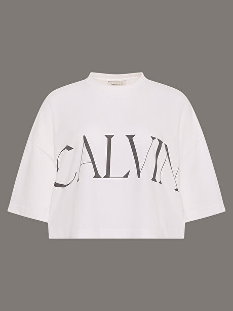 Kadın Calvin Klein Crop T-shirt