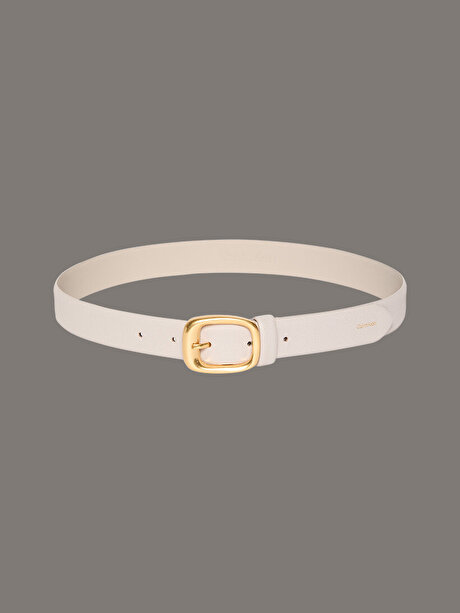 Kadın Chunky Buckle Pebble Kemer