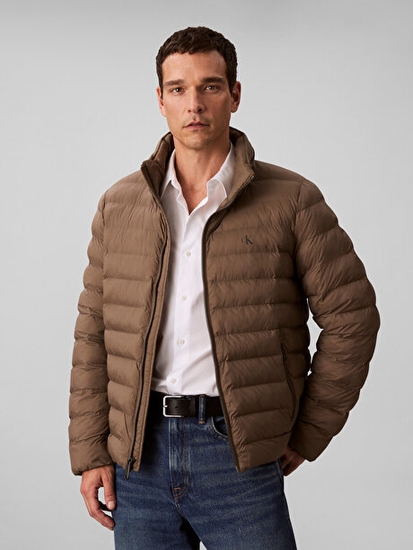 Erkek Naylon Hooded Mont