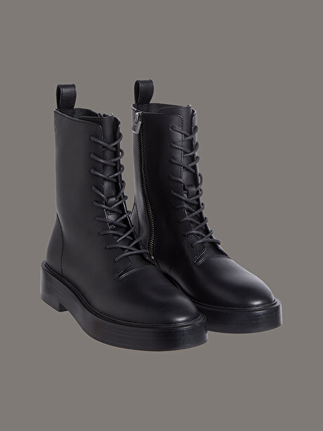 Kadın Concave Welt Lace Up Bot