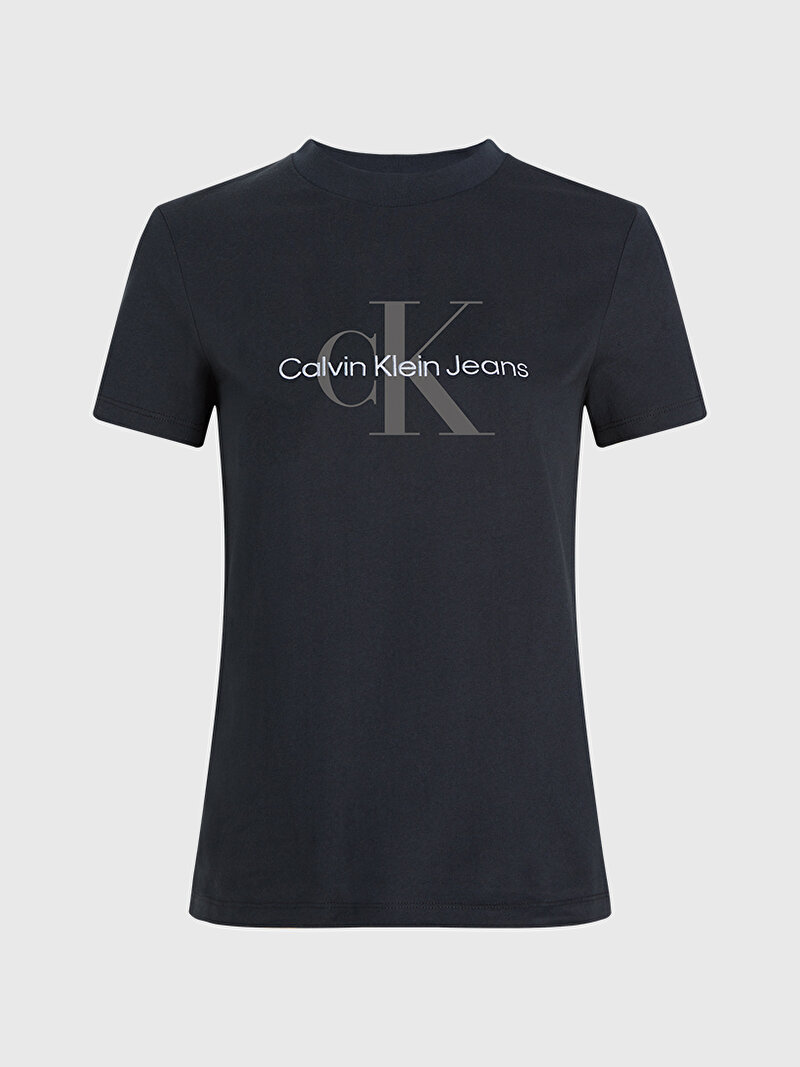 Calvin Klein Siyah Renkli Kadın Monologo Archive T-Shirt