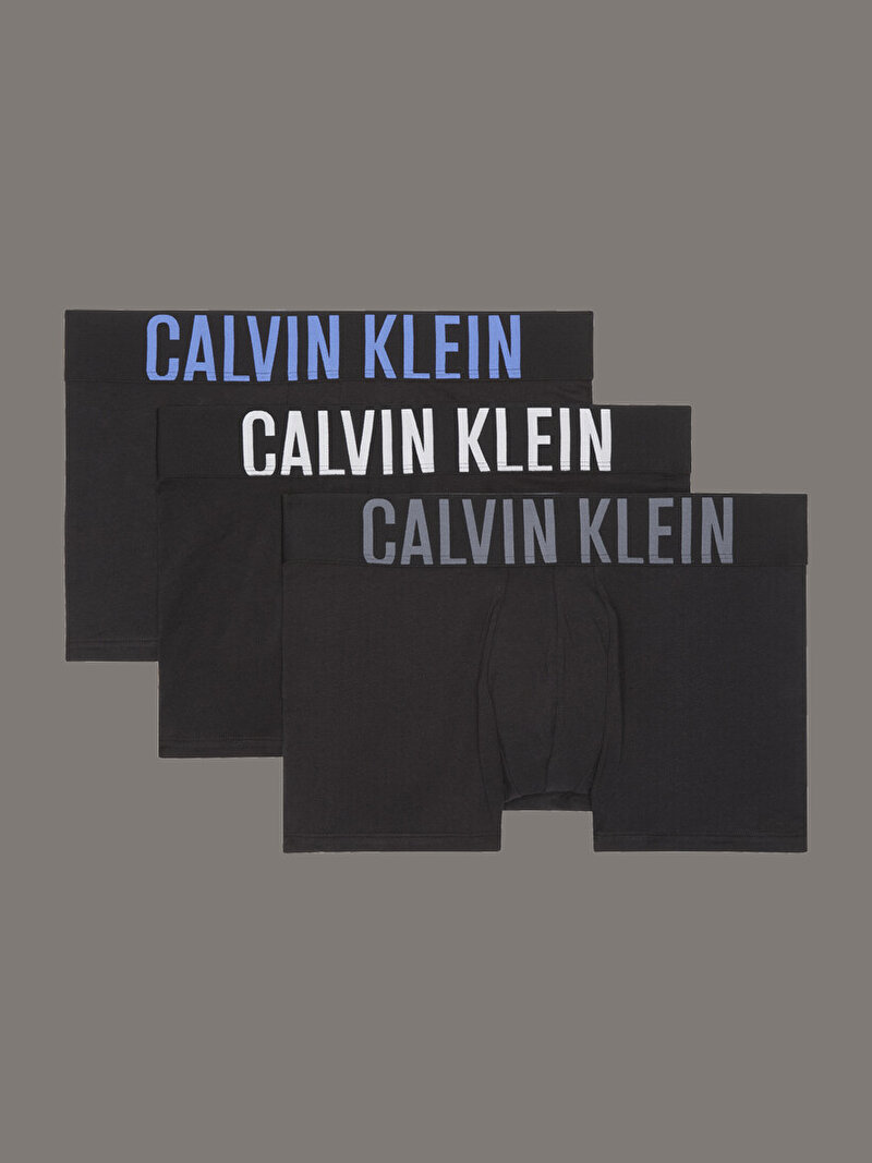 Calvin Klein Siyah Renkli Erkek 3'lü Paket Trunk Boxer Seti