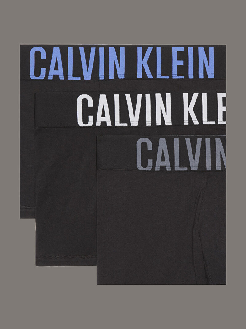 Calvin Klein Siyah Renkli Erkek 3'lü Paket Trunk Boxer Seti