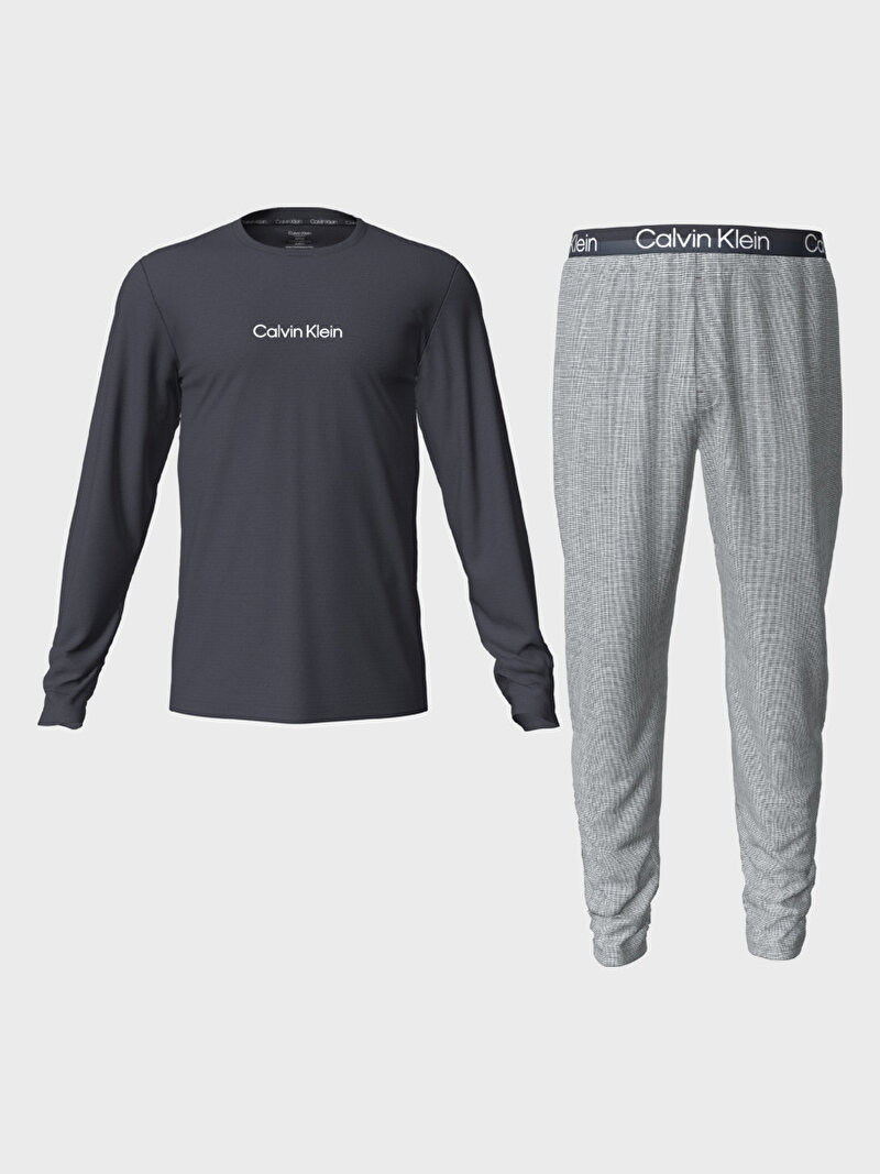 Calvin Klein Çok renkli Renkli Erkek Uzun Kollu T-Shirt Pantolon Set