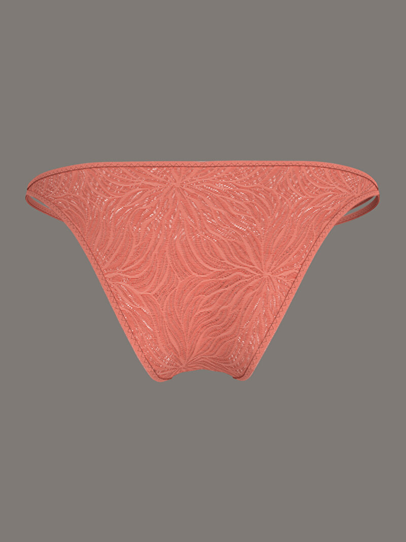 Calvin Klein Pembe Renkli Kadın High Leg Tanga