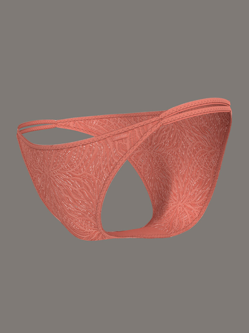 Calvin Klein Pembe Renkli Kadın High Leg Tanga