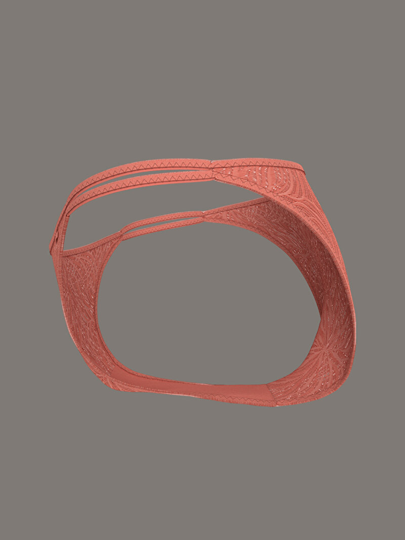 Calvin Klein Pembe Renkli Kadın High Leg Tanga