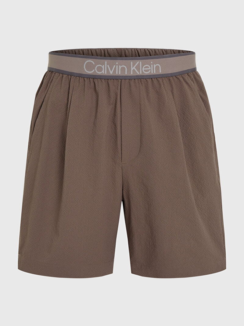 Calvin Klein Kahverengi Renkli Erkek Woven Şort