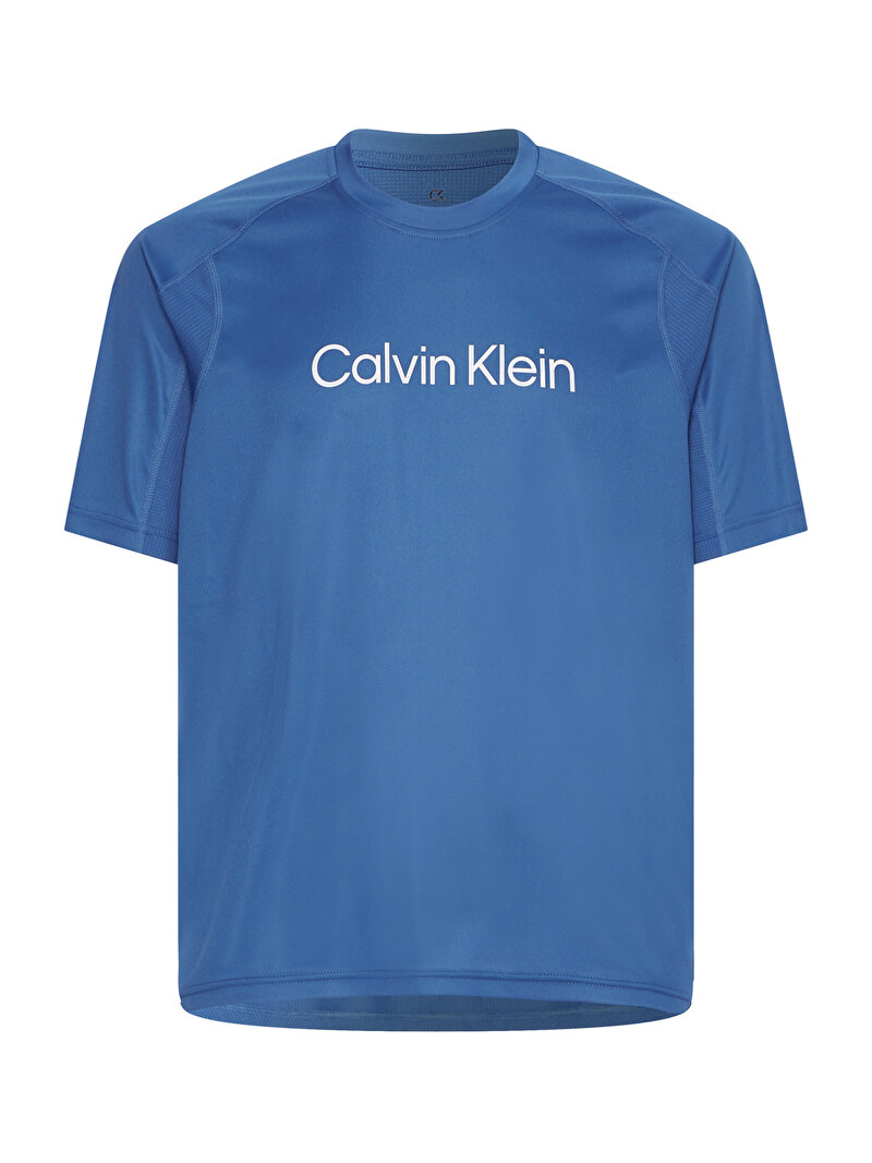 Calvin Klein Mavi Renkli Erkek Performance Mavi T-Shırt