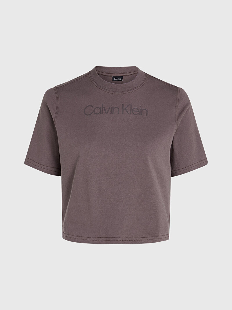 Calvin Klein Kahverengi Renkli Kadın Performance T-Shirt