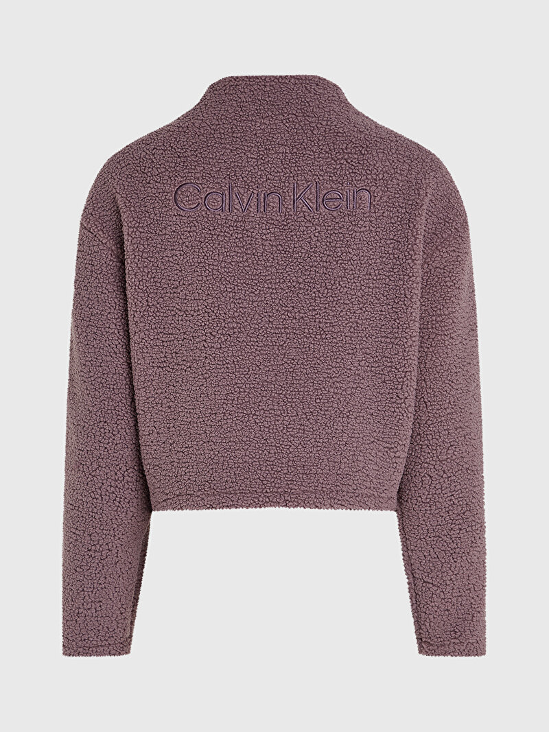 Calvin Klein Mor Renkli Kadın Sherpa Ceket