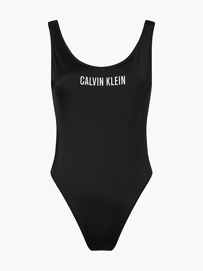 Calvin Klein Siyah Renkli Kadın Derin Yuvarlak Yaka - Intense Power